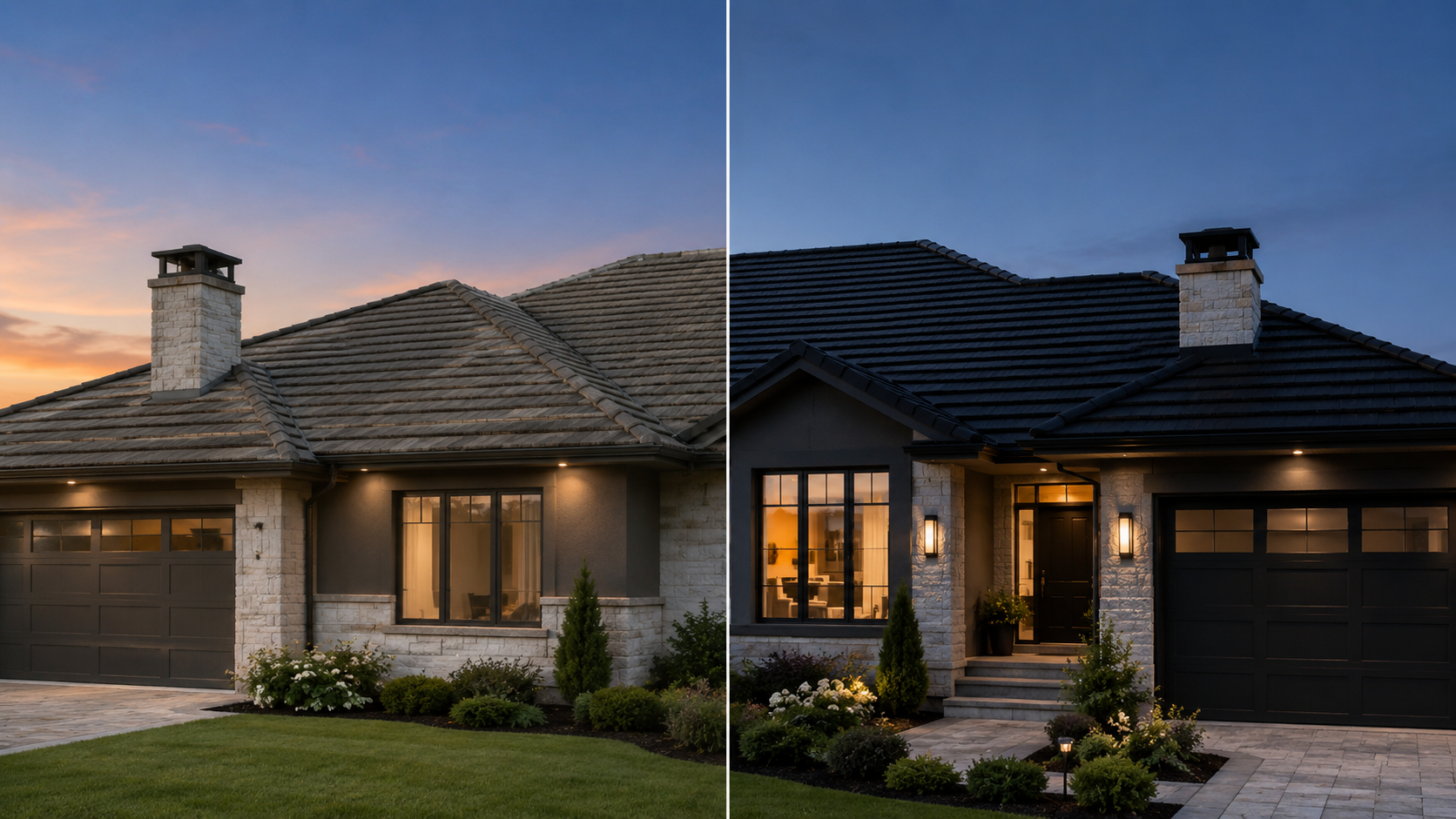 Completed Colorbond roof installation project in Ballarat